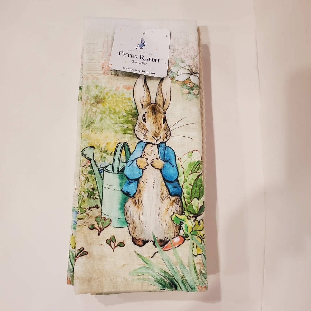 Beatrix Potter Peter Rabbit KITCHEN TOWELS 18 X 28 COTTON Set Of 3